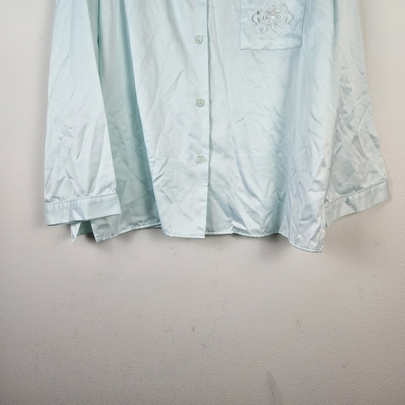 Miss Elaine Pajamas Set Size Large Aqua green - Picture 8 of 13